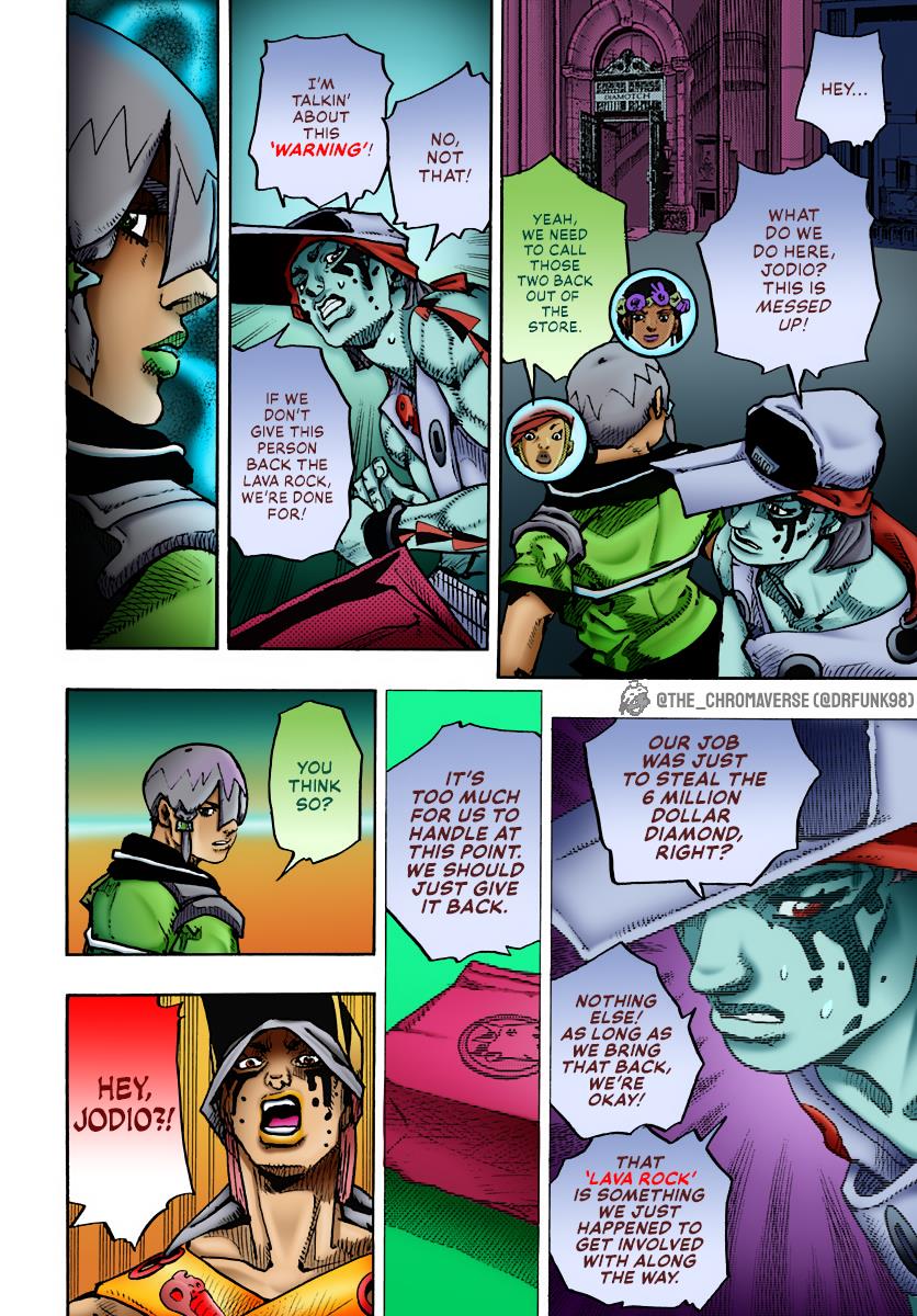 Jojo's Bizarre Adventure Part 9 - The Jojolands (Fan-Colored) - Chapter 9: Owner Of The Lava Rock