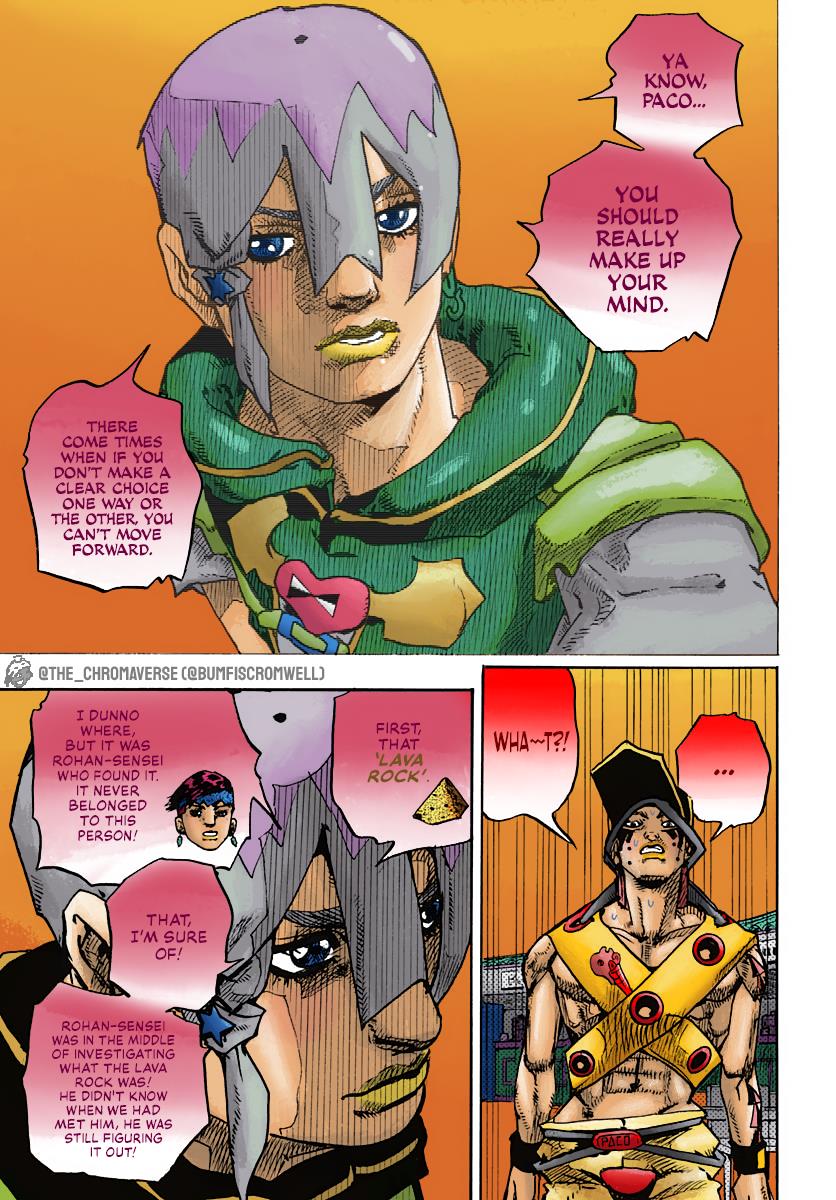 Jojo's Bizarre Adventure Part 9 - The Jojolands (Fan-Colored) - Chapter 9: Owner Of The Lava Rock