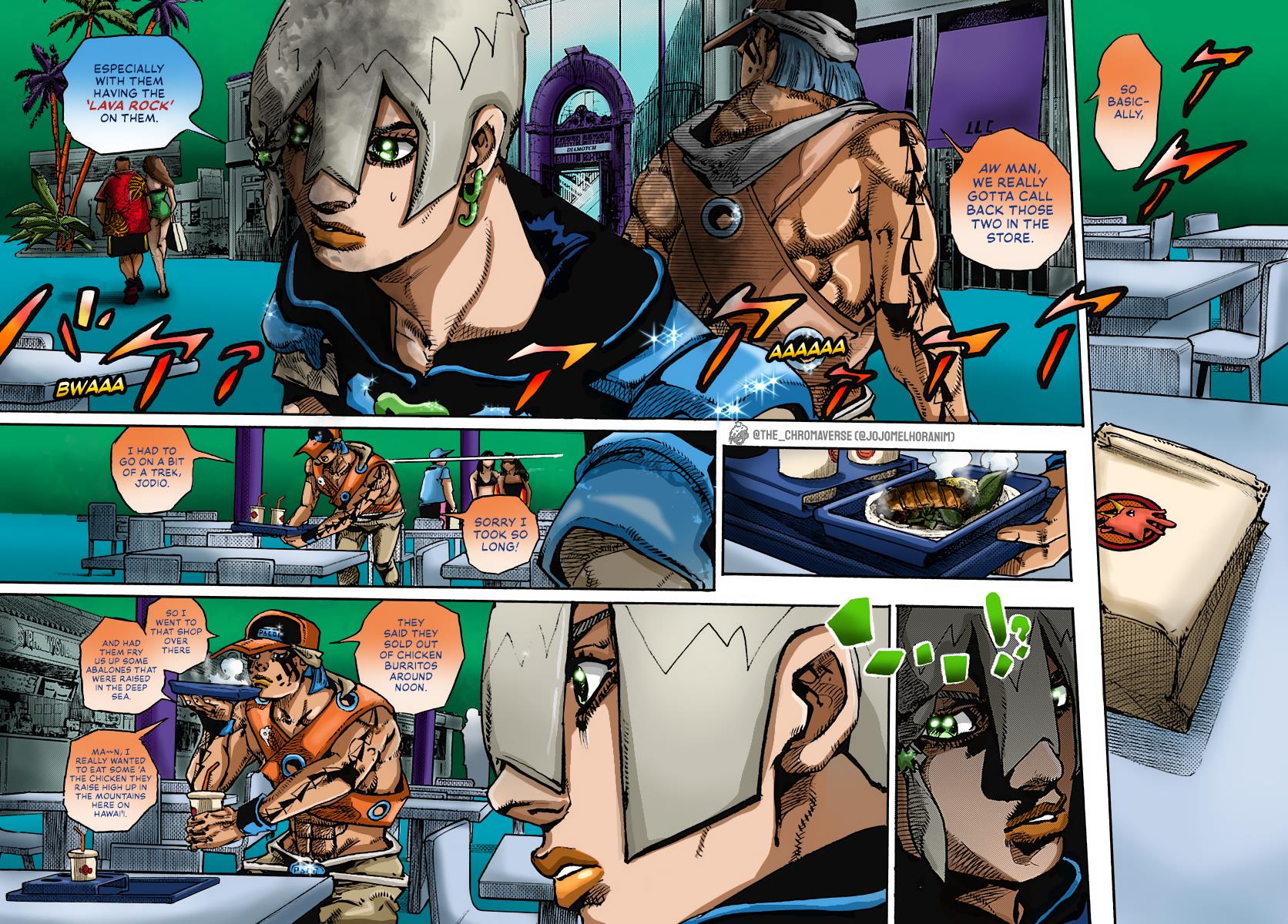 Jojo's Bizarre Adventure Part 9 - The Jojolands (Fan-Colored) - Chapter 9: Owner Of The Lava Rock