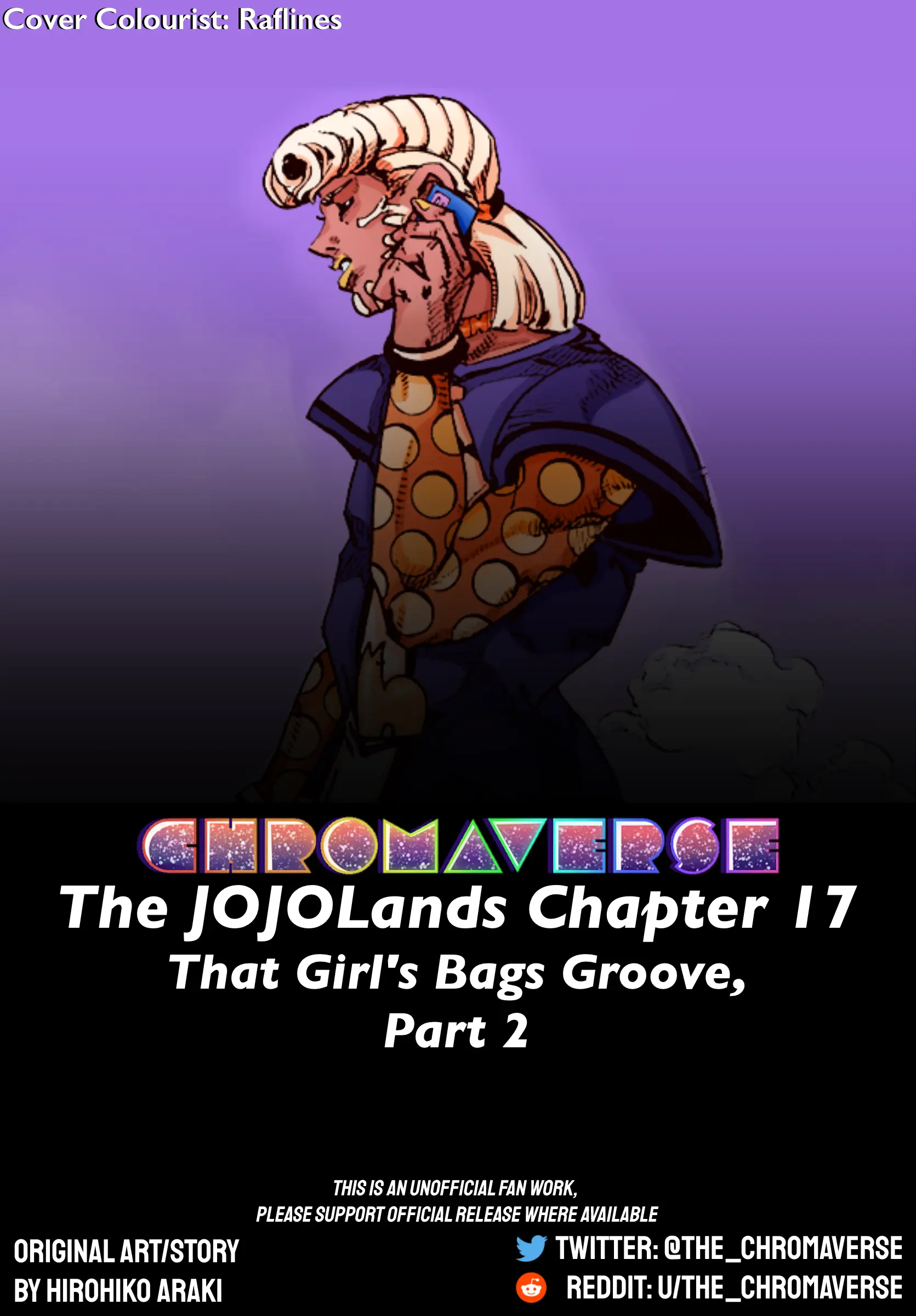 Jojo's Bizarre Adventure Part 9 - The Jojolands (Fan-Colored) - Chapter 17: That Girl's Bags' Groove Part 2