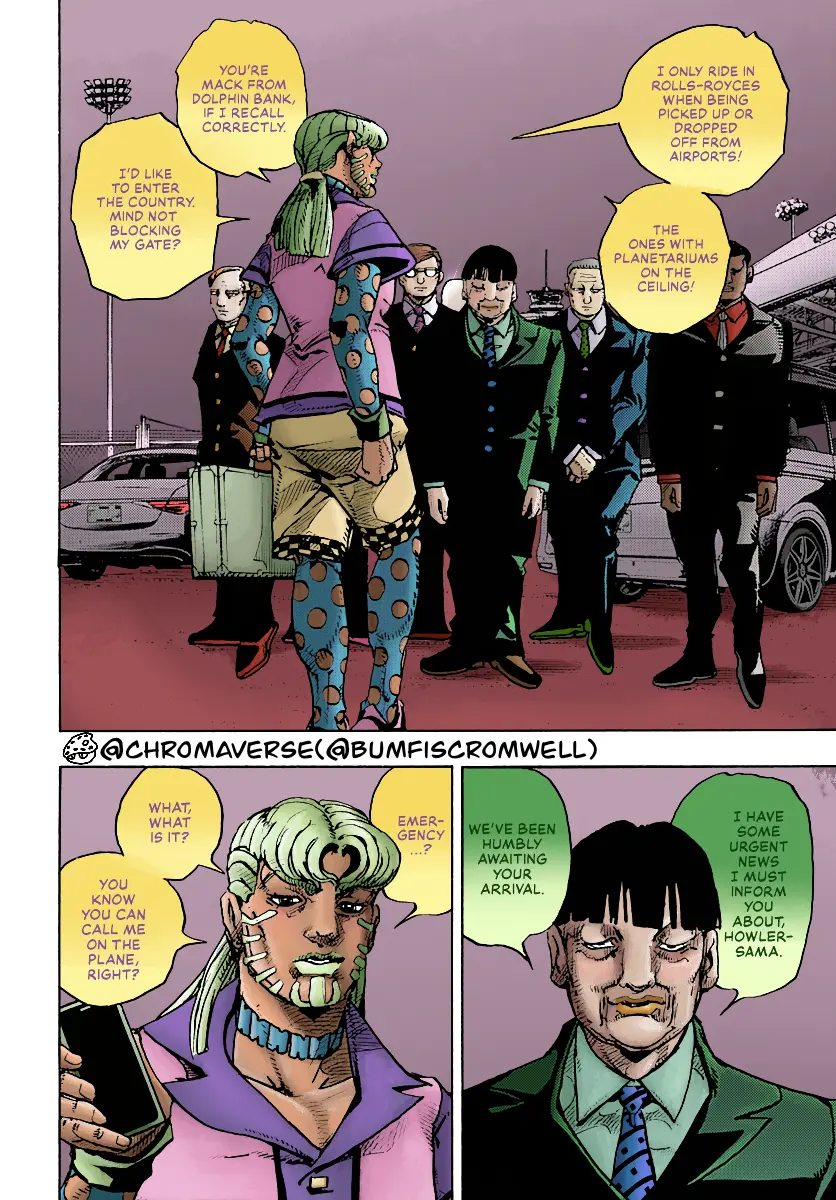 Jojo's Bizarre Adventure Part 9 - The Jojolands (Fan-Colored) - Chapter 17: That Girl's Bags' Groove Part 2