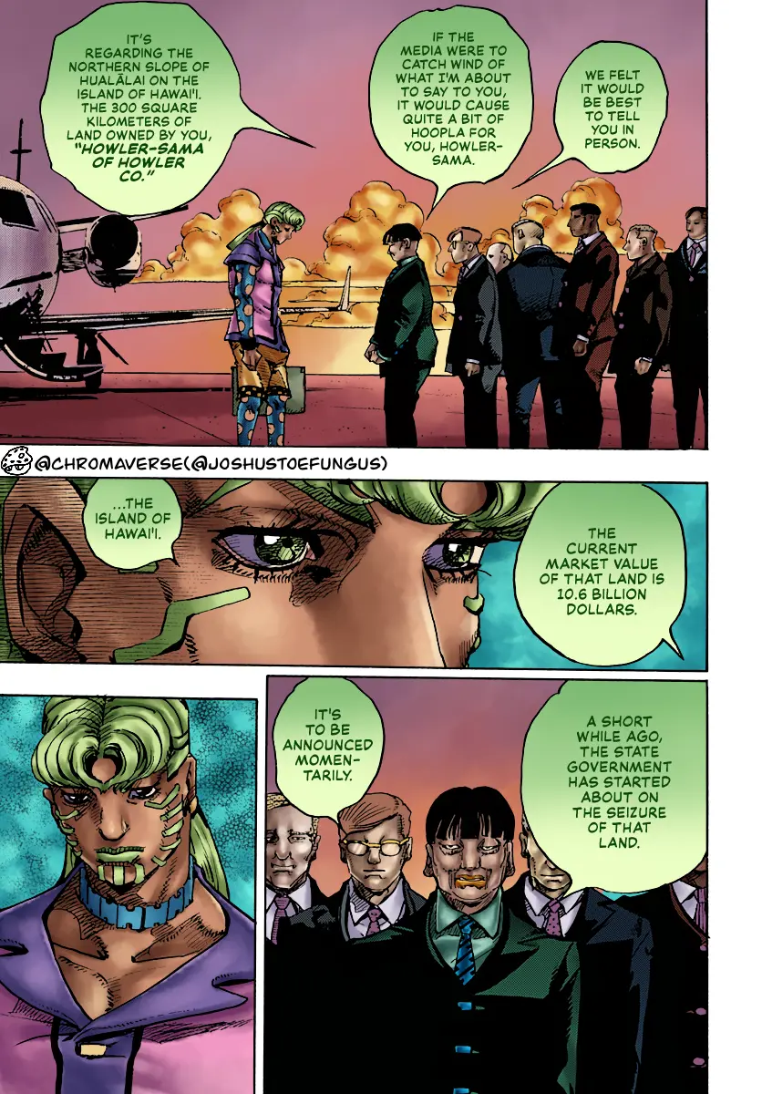 Jojo's Bizarre Adventure Part 9 - The Jojolands (Fan-Colored) - Chapter 17: That Girl's Bags' Groove Part 2