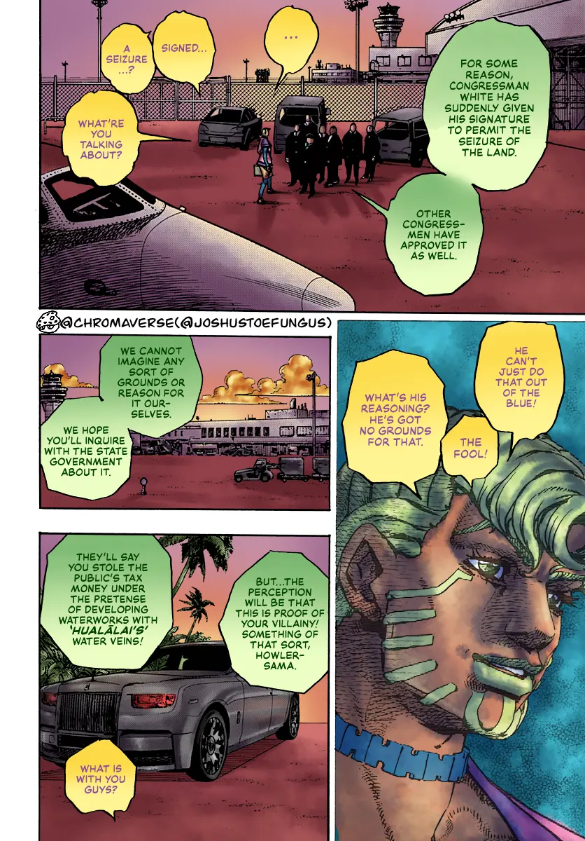 Jojo's Bizarre Adventure Part 9 - The Jojolands (Fan-Colored) - Chapter 17: That Girl's Bags' Groove Part 2