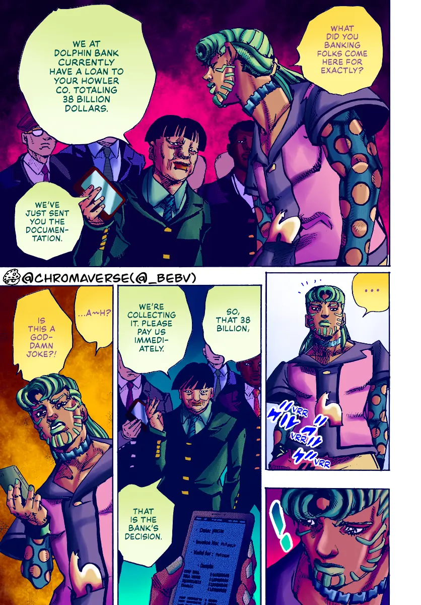 Jojo's Bizarre Adventure Part 9 - The Jojolands (Fan-Colored) - Chapter 17: That Girl's Bags' Groove Part 2