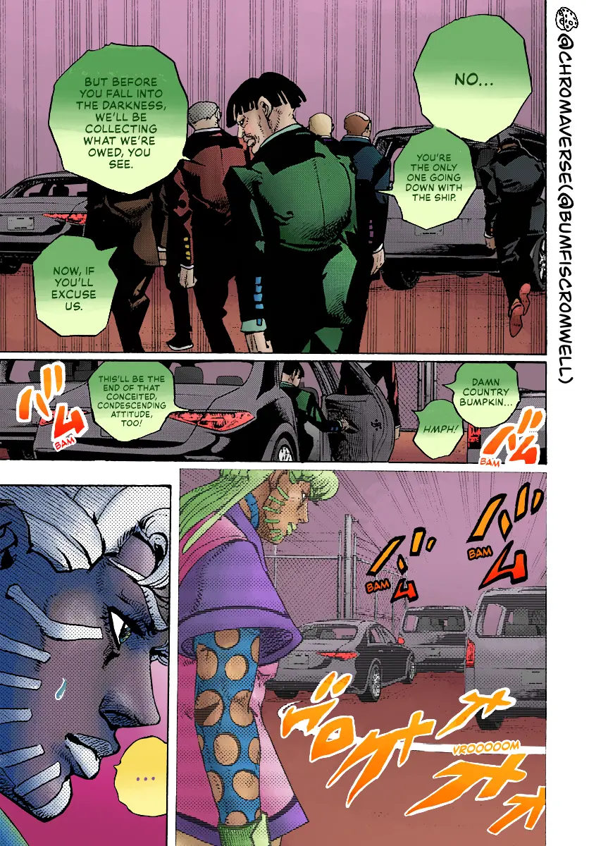 Jojo's Bizarre Adventure Part 9 - The Jojolands (Fan-Colored) - Chapter 17: That Girl's Bags' Groove Part 2