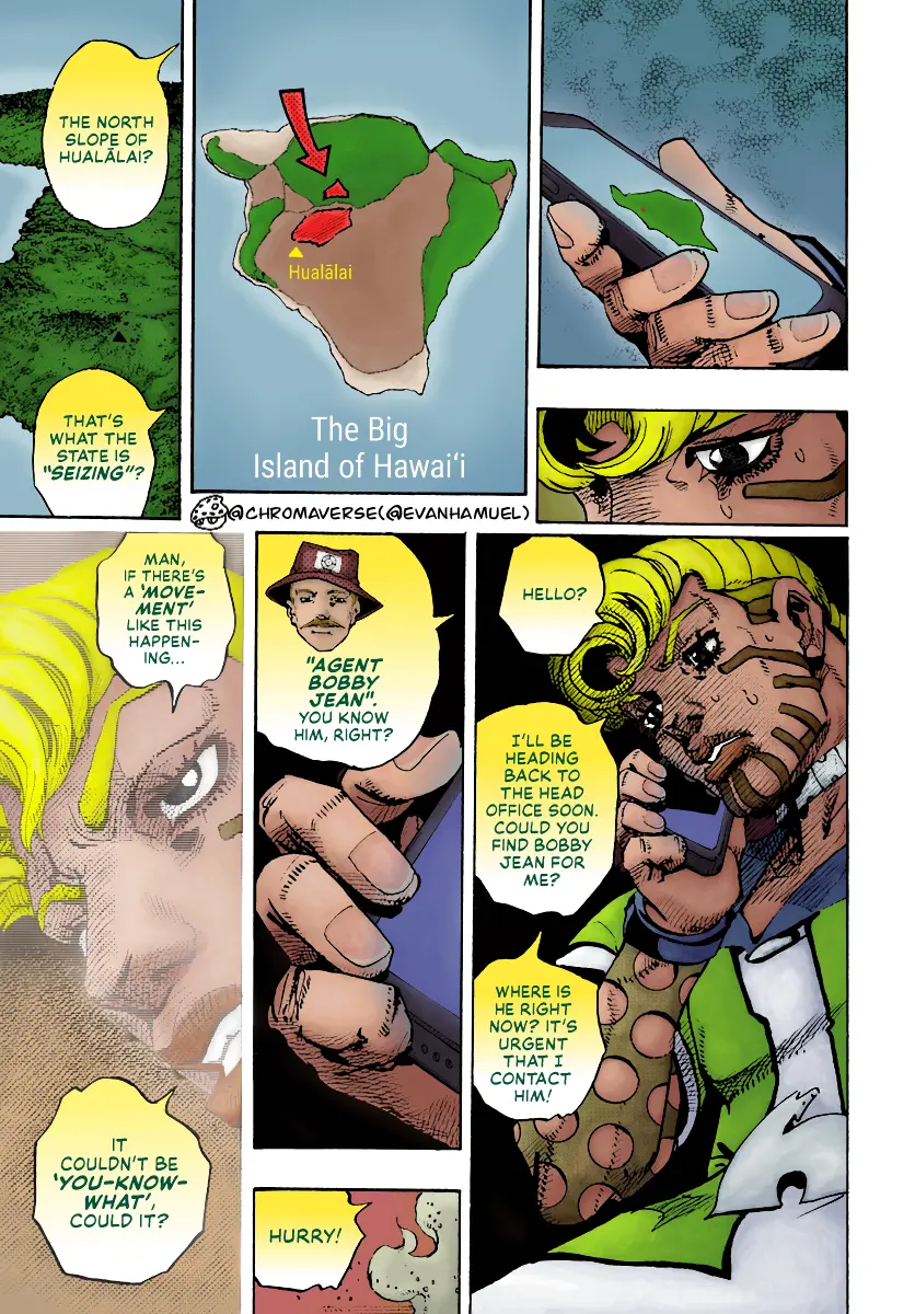 Jojo's Bizarre Adventure Part 9 - The Jojolands (Fan-Colored) - Chapter 17: That Girl's Bags' Groove Part 2