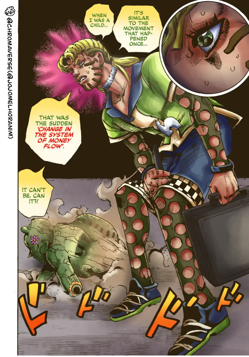 Jojo's Bizarre Adventure Part 9 - The Jojolands (Fan-Colored) - Chapter 17: That Girl's Bags' Groove Part 2