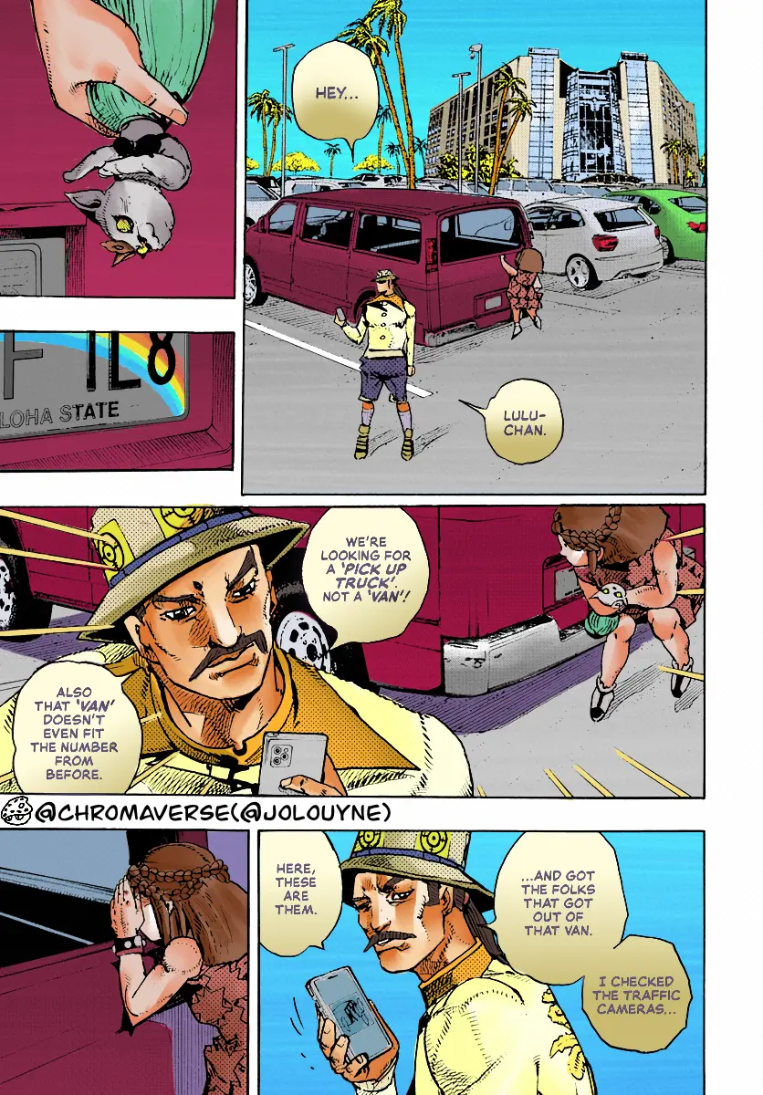 Jojo's Bizarre Adventure Part 9 - The Jojolands (Fan-Colored) - Chapter 17: That Girl's Bags' Groove Part 2