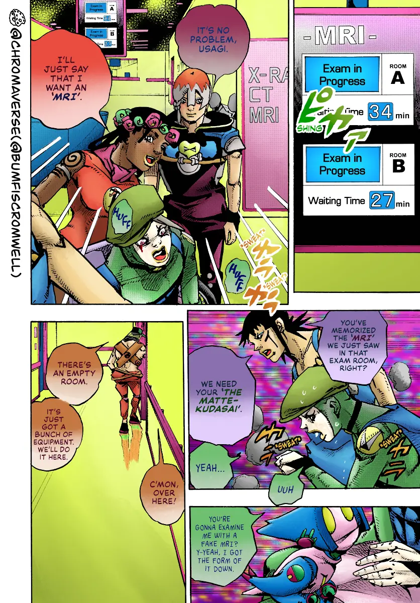 Jojo's Bizarre Adventure Part 9 - The Jojolands (Fan-Colored) - Chapter 17: That Girl's Bags' Groove Part 2