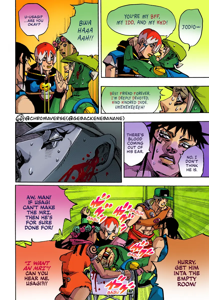 Jojo's Bizarre Adventure Part 9 - The Jojolands (Fan-Colored) - Chapter 17: That Girl's Bags' Groove Part 2