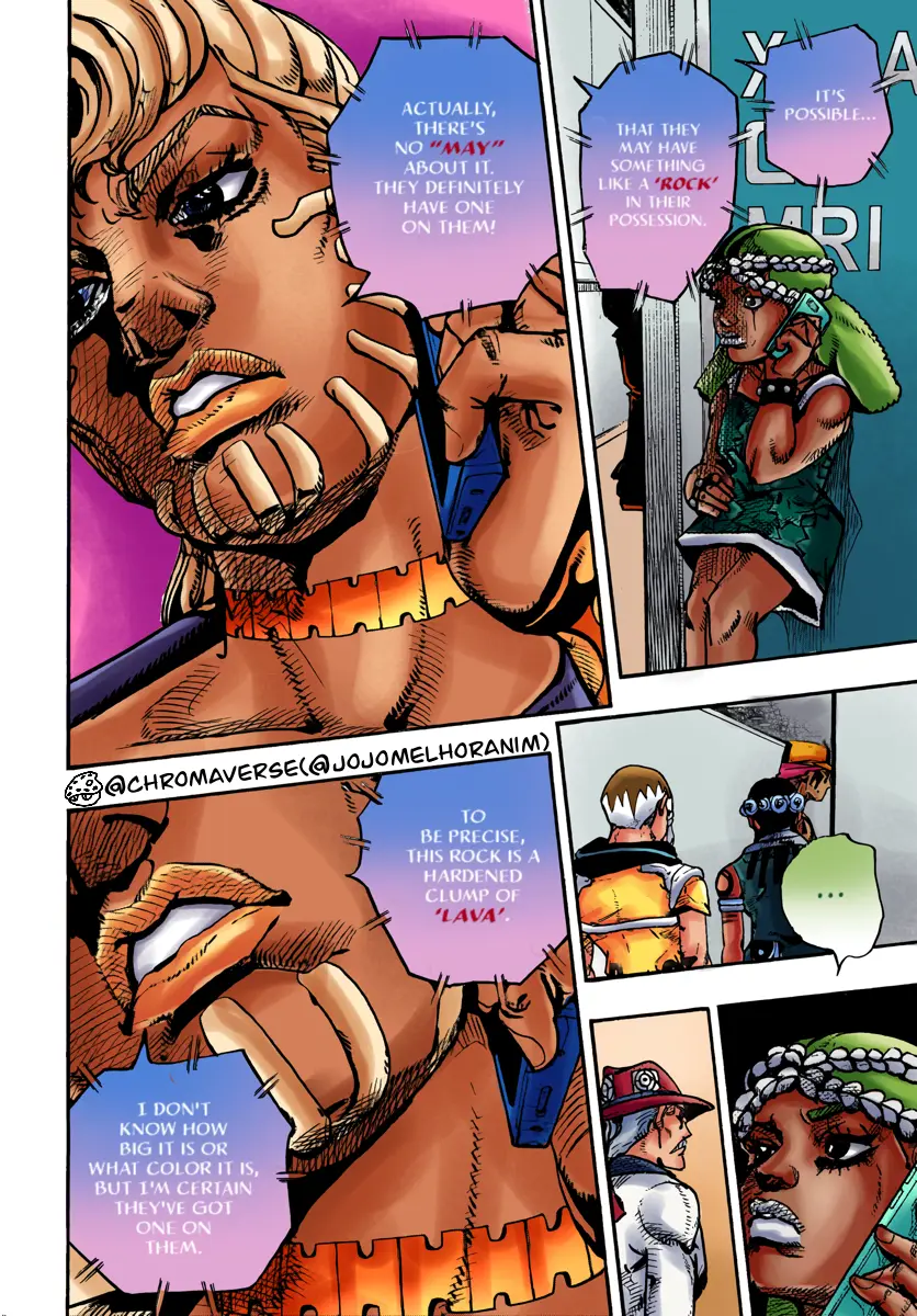 Jojo's Bizarre Adventure Part 9 - The Jojolands (Fan-Colored) - Chapter 17: That Girl's Bags' Groove Part 2