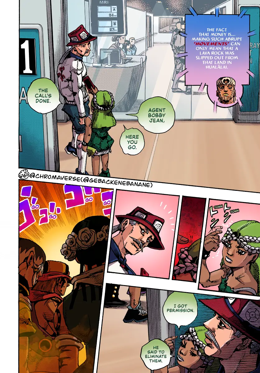 Jojo's Bizarre Adventure Part 9 - The Jojolands (Fan-Colored) - Chapter 17: That Girl's Bags' Groove Part 2