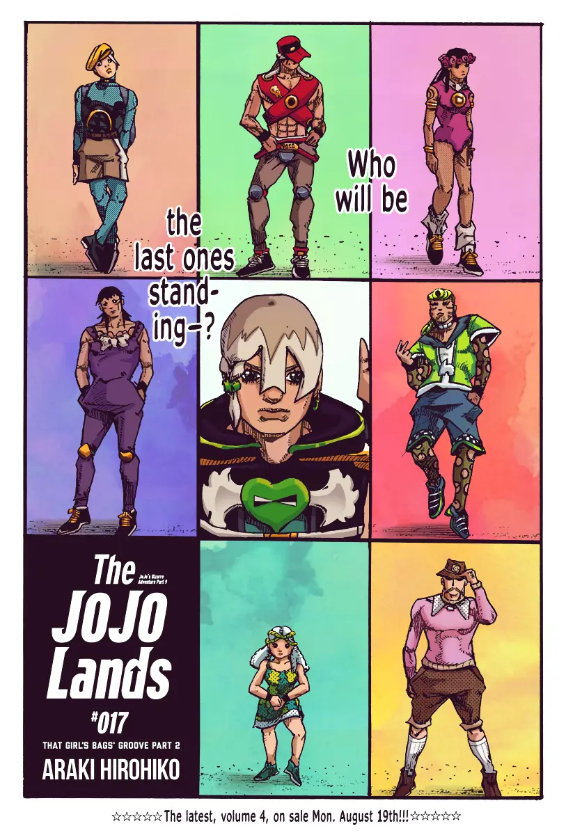 Jojo's Bizarre Adventure Part 9 - The Jojolands (Fan-Colored) - Chapter 17: That Girl's Bags' Groove Part 2