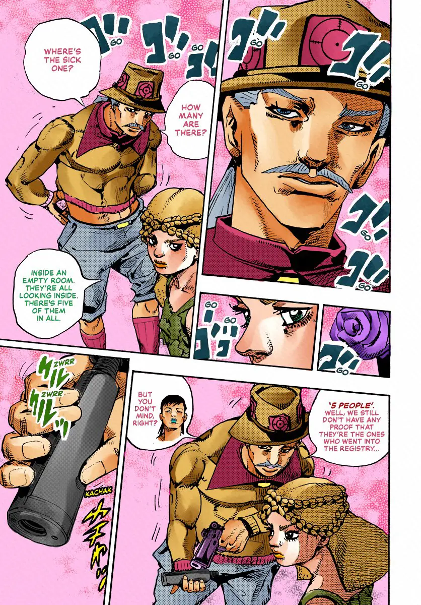 Jojo's Bizarre Adventure Part 9 - The Jojolands (Fan-Colored) - Chapter 17: That Girl's Bags' Groove Part 2