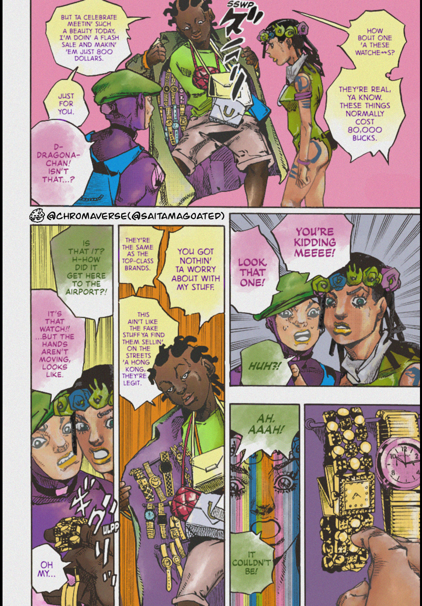 Jojo's Bizarre Adventure Part 9 - The Jojolands (Fan-Colored) - Chapter 12: His Name Is “Charmingman”