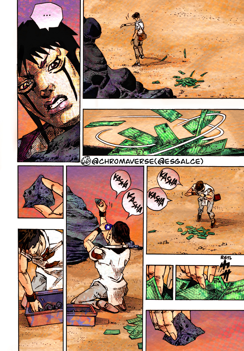 Jojo's Bizarre Adventure Part 9 - The Jojolands (Fan-Colored) - Chapter 12: His Name Is “Charmingman”