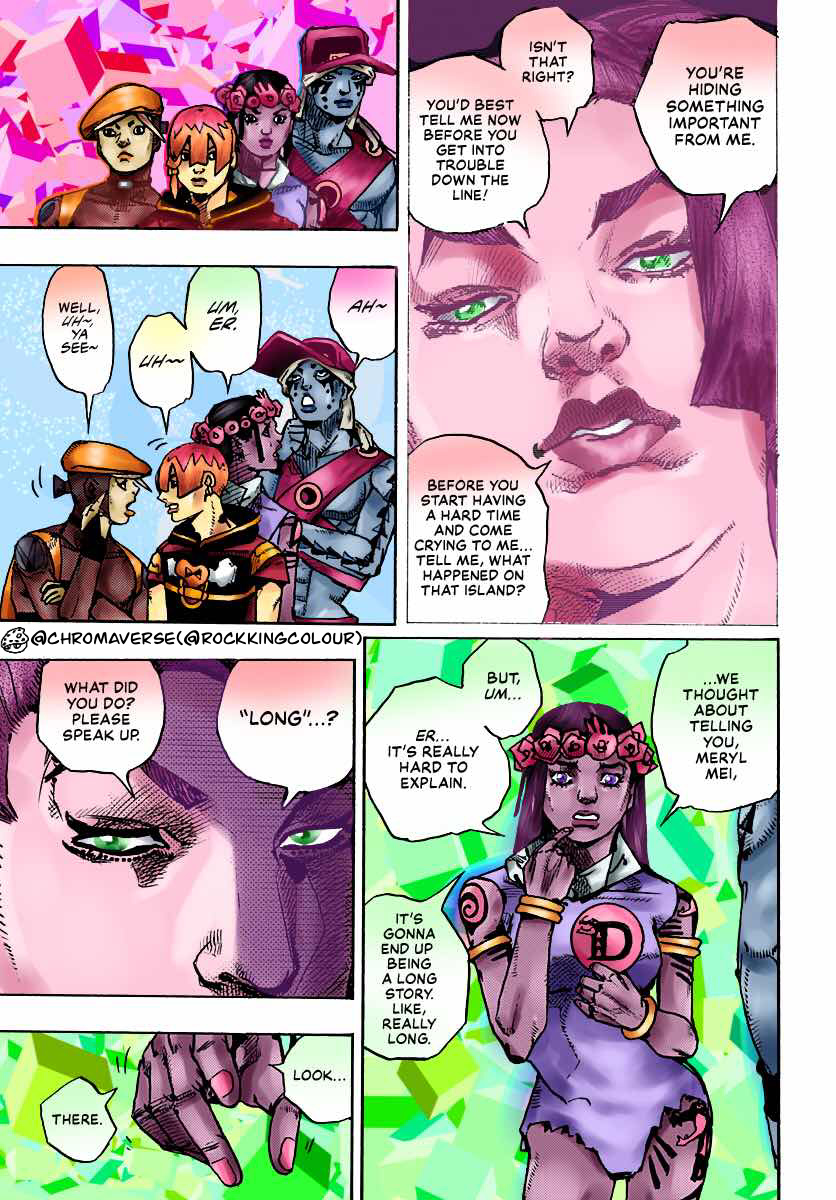 Jojo's Bizarre Adventure Part 9 - The Jojolands (Fan-Colored) - Chapter 12: His Name Is “Charmingman”