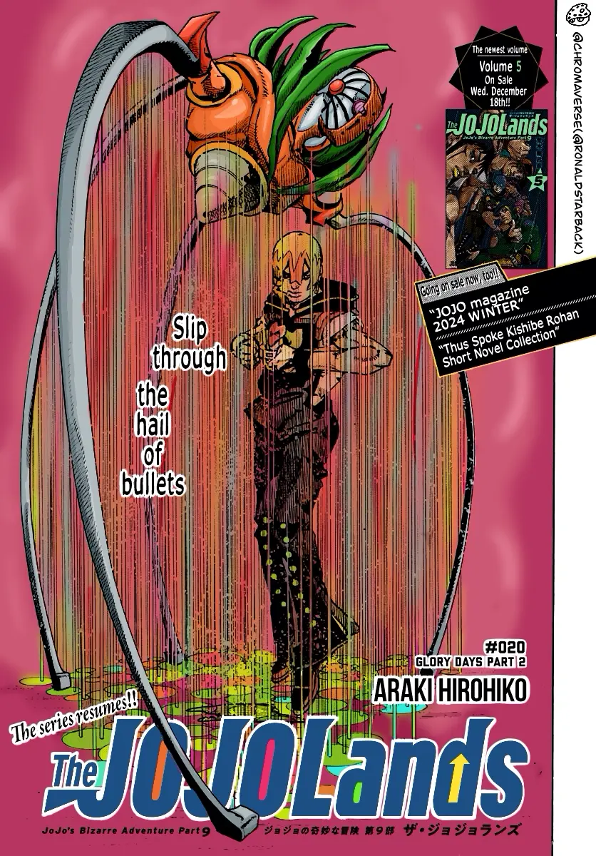 Jojo's Bizarre Adventure Part 9 - The Jojolands (Fan-Colored) - Chapter 20: Glory Days, Part 2