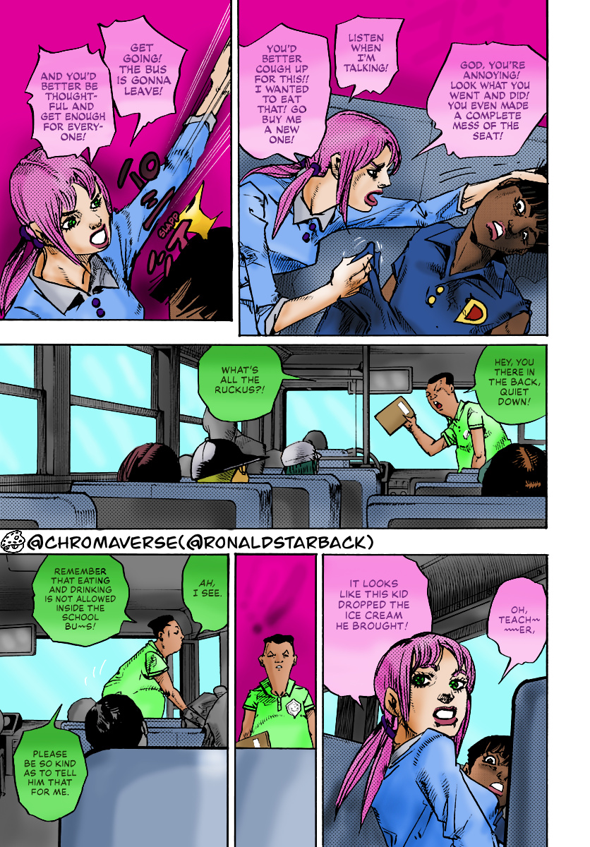 Jojo's Bizarre Adventure Part 9 - The Jojolands (Fan-Colored) - Chapter 13: "The Absurd Event That Happened To Me That Year"