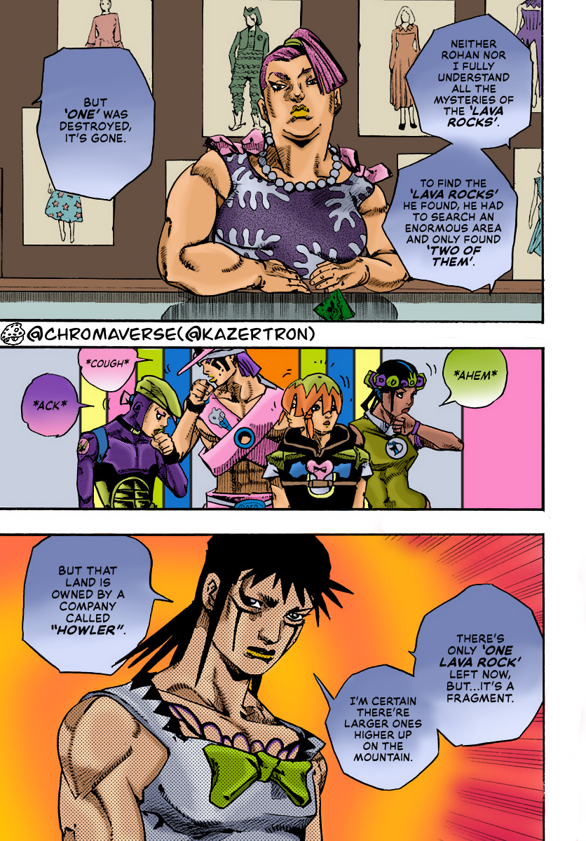 Jojo's Bizarre Adventure Part 9 - The Jojolands (Fan-Colored) - Chapter 13: "The Absurd Event That Happened To Me That Year"