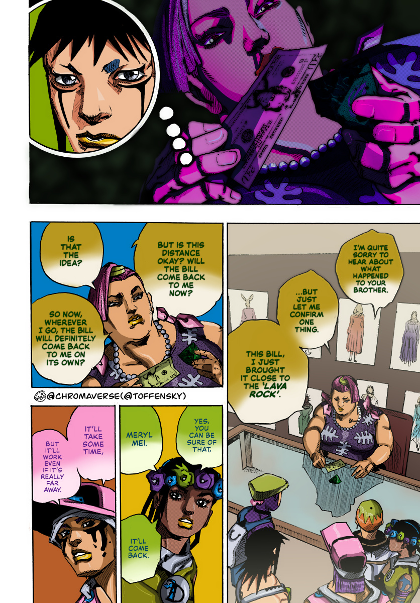 Jojo's Bizarre Adventure Part 9 - The Jojolands (Fan-Colored) - Chapter 13: "The Absurd Event That Happened To Me That Year"