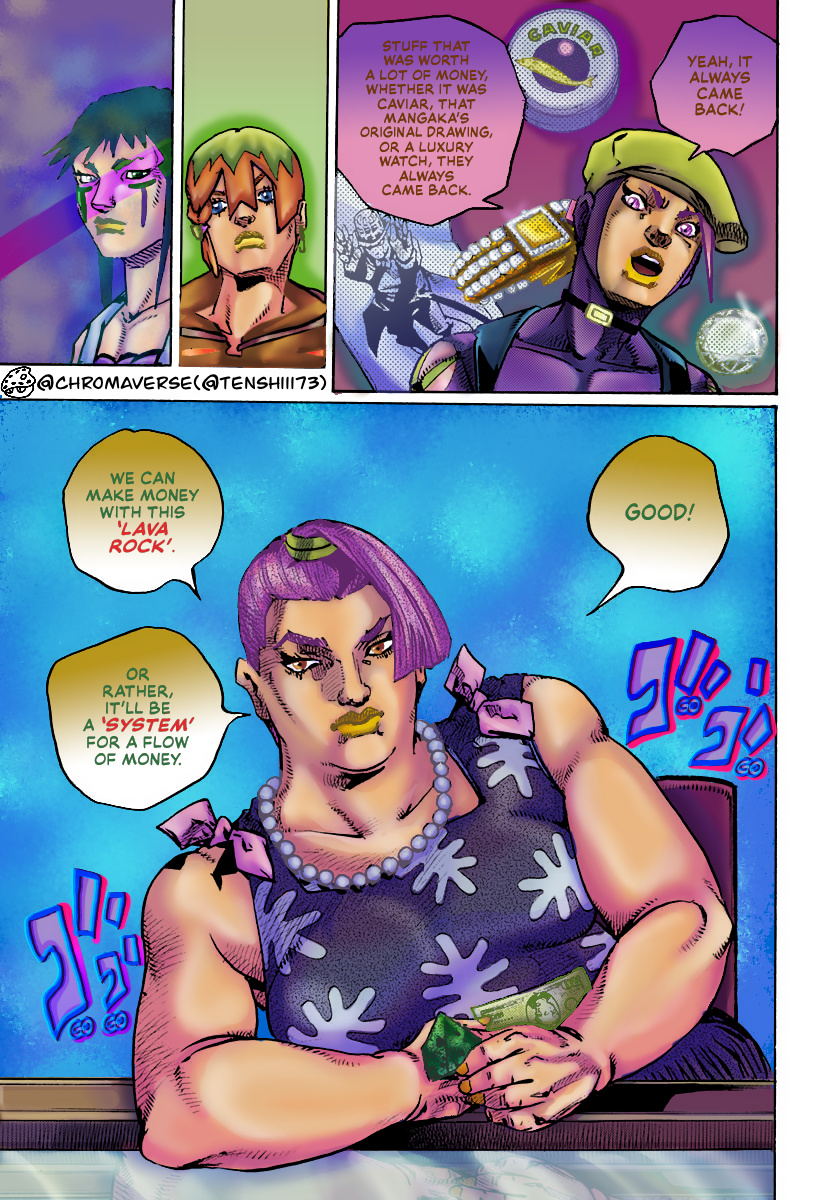 Jojo's Bizarre Adventure Part 9 - The Jojolands (Fan-Colored) - Chapter 13: "The Absurd Event That Happened To Me That Year"