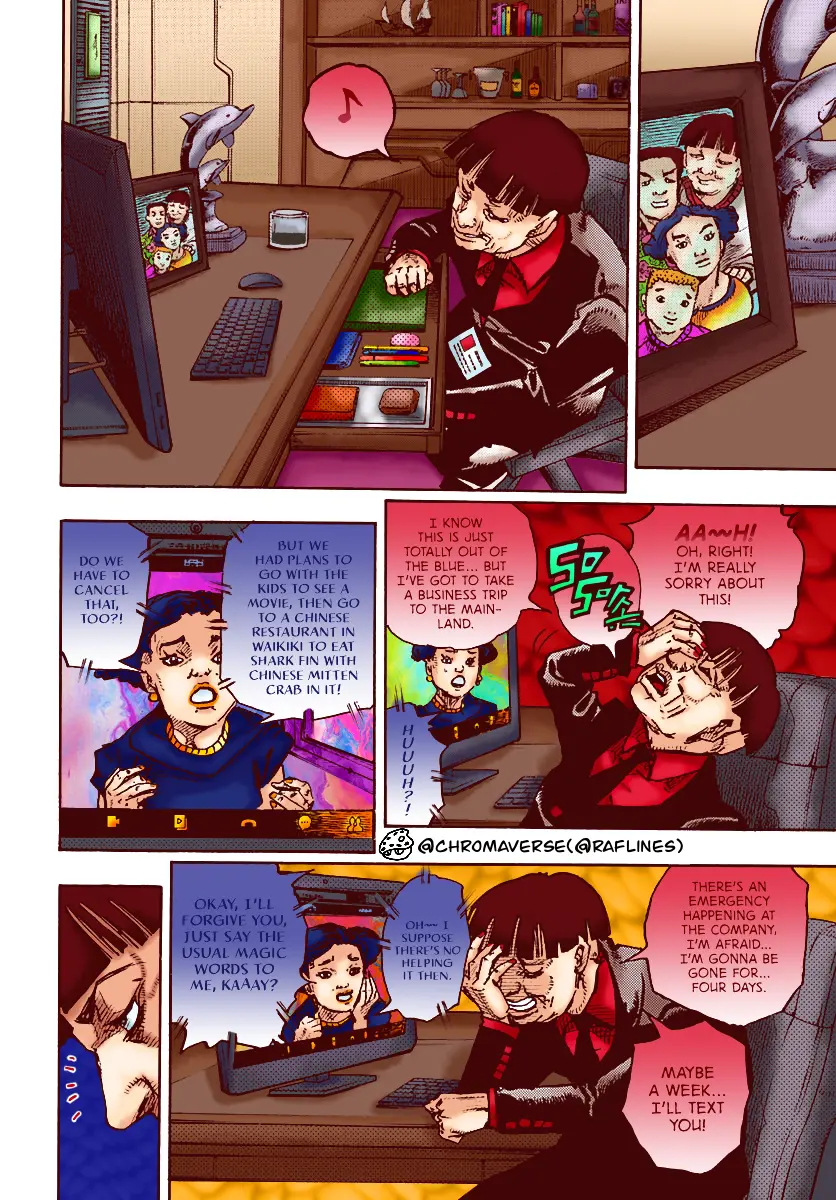 Jojo's Bizarre Adventure Part 9 - The Jojolands (Fan-Colored) - Chapter 21: Howler Company Impropriety Suspicions