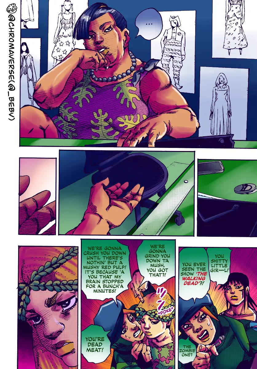 Jojo's Bizarre Adventure Part 9 - The Jojolands (Fan-Colored) - Chapter 21: Howler Company Impropriety Suspicions