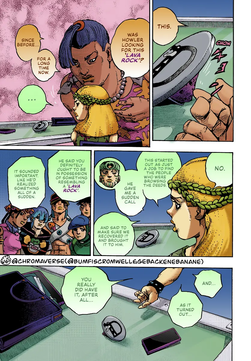 Jojo's Bizarre Adventure Part 9 - The Jojolands (Fan-Colored) - Chapter 21: Howler Company Impropriety Suspicions