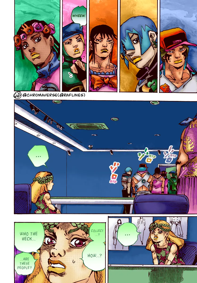 Jojo's Bizarre Adventure Part 9 - The Jojolands (Fan-Colored) - Chapter 21: Howler Company Impropriety Suspicions