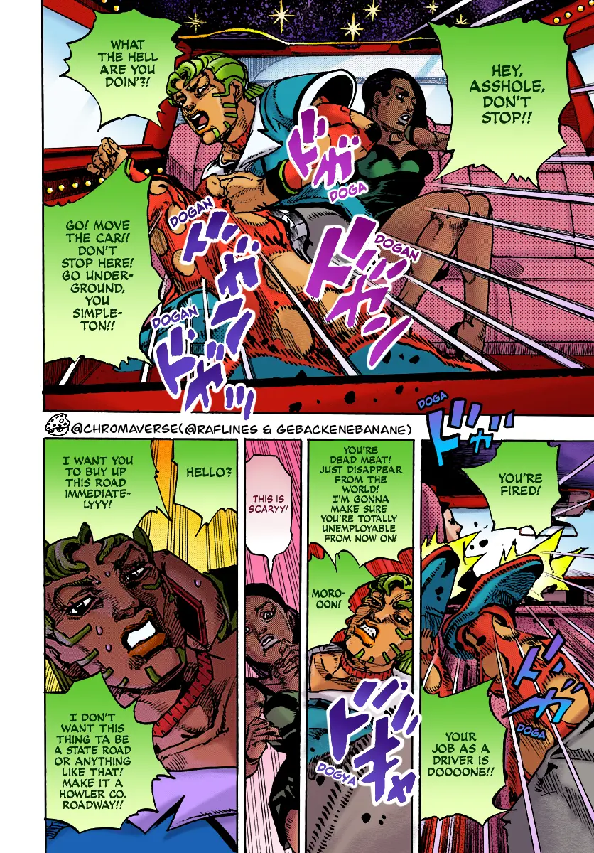 Jojo's Bizarre Adventure Part 9 - The Jojolands (Fan-Colored) - Chapter 21: Howler Company Impropriety Suspicions