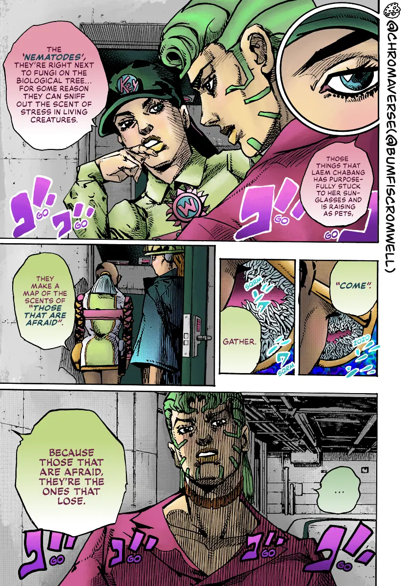 Jojo's Bizarre Adventure Part 9 - The Jojolands (Fan-Colored) - Chapter 21: Howler Company Impropriety Suspicions