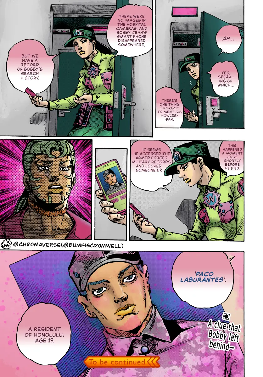 Jojo's Bizarre Adventure Part 9 - The Jojolands (Fan-Colored) - Chapter 21: Howler Company Impropriety Suspicions