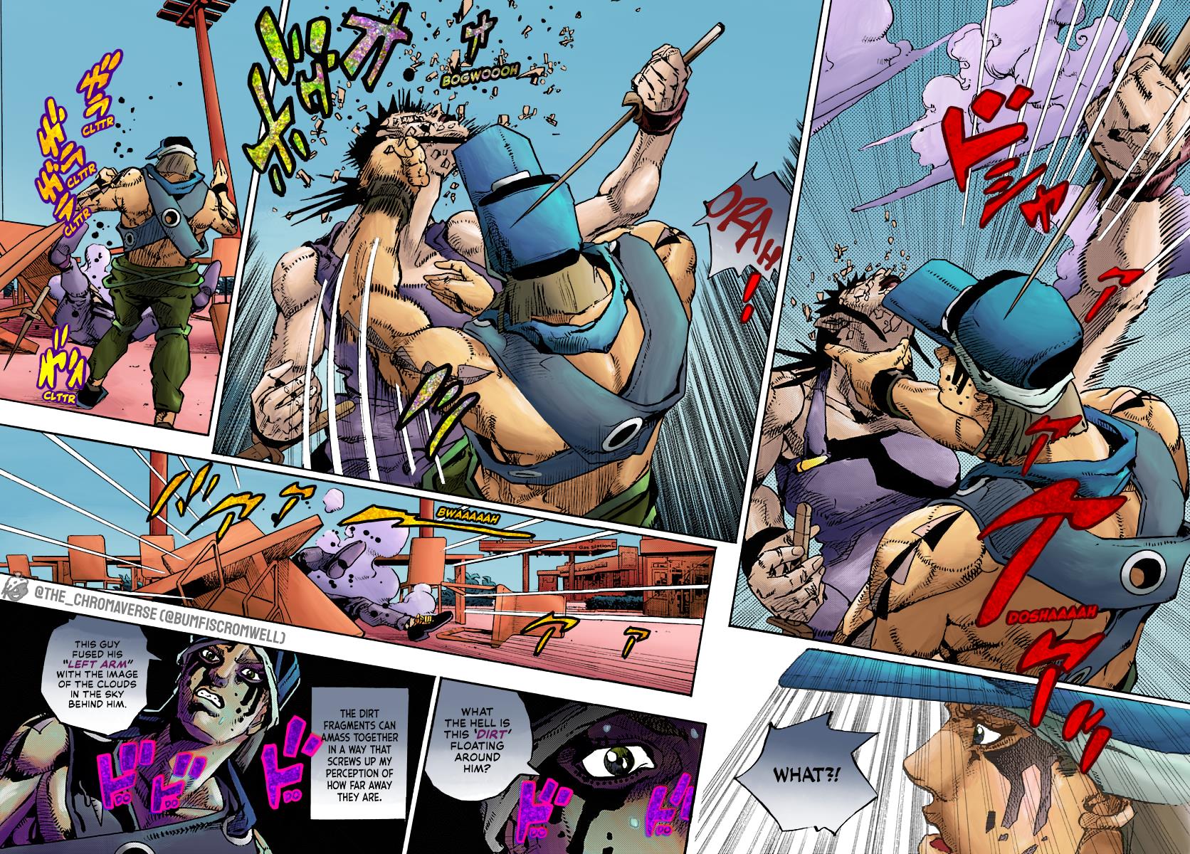 Jojo's Bizarre Adventure Part 9 - The Jojolands (Fan-Colored) - Chapter 10: The Hustle Part 1