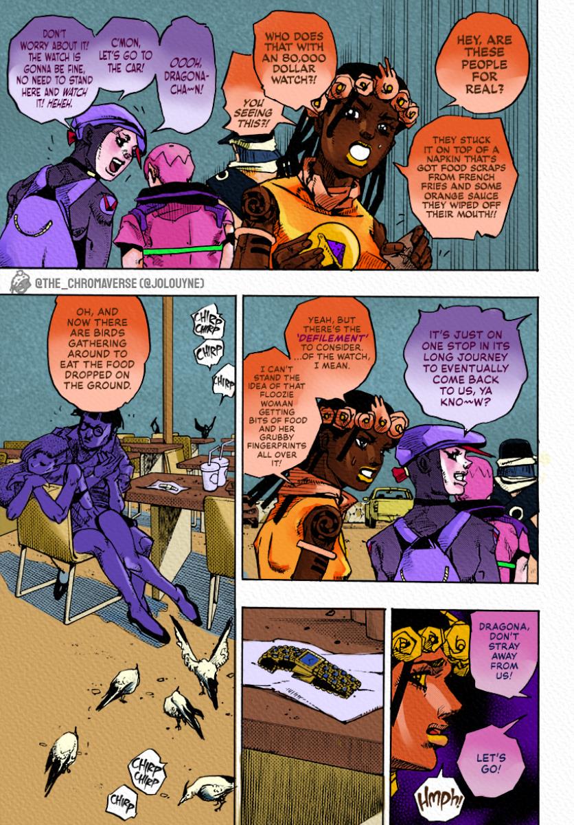 Jojo's Bizarre Adventure Part 9 - The Jojolands (Fan-Colored) - Chapter 10: The Hustle Part 1