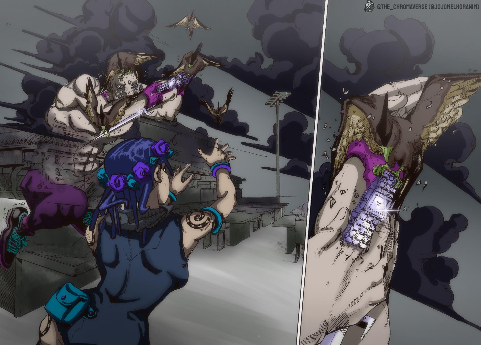 Jojo's Bizarre Adventure Part 9 - The Jojolands (Fan-Colored) - Chapter 10: The Hustle Part 1