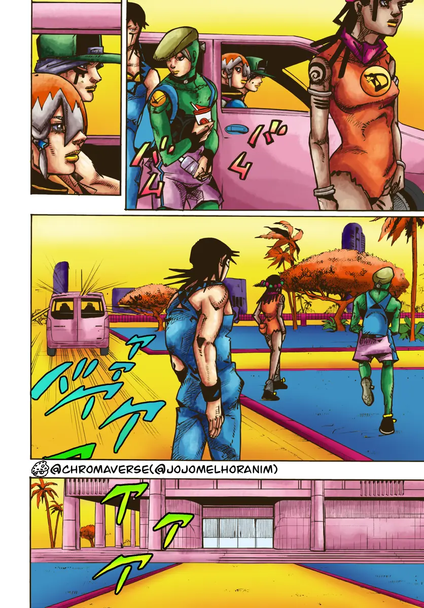 Jojo's Bizarre Adventure Part 9 - The Jojolands (Fan-Colored) - Chapter 14: The Hawaii State Land Registry Office