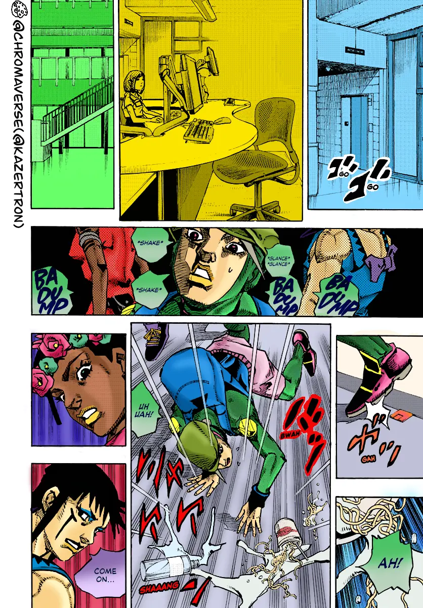 Jojo's Bizarre Adventure Part 9 - The Jojolands (Fan-Colored) - Chapter 14: The Hawaii State Land Registry Office