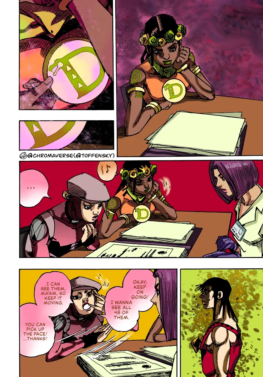 Jojo's Bizarre Adventure Part 9 - The Jojolands (Fan-Colored) - Chapter 14: The Hawaii State Land Registry Office