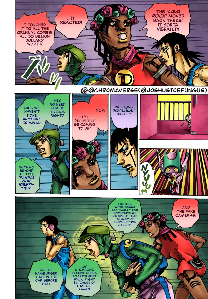 Jojo's Bizarre Adventure Part 9 - The Jojolands (Fan-Colored) - Chapter 14: The Hawaii State Land Registry Office