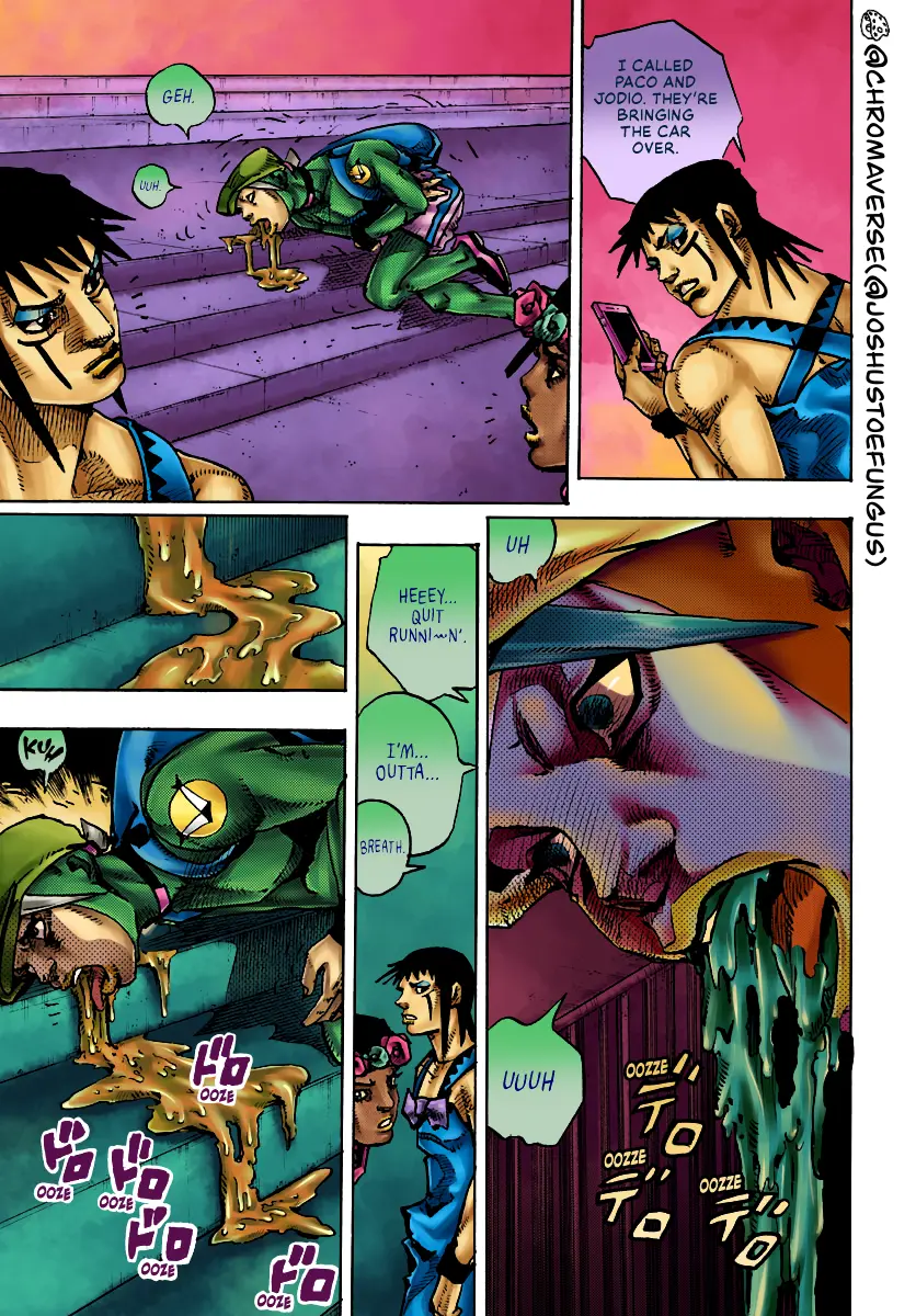 Jojo's Bizarre Adventure Part 9 - The Jojolands (Fan-Colored) - Chapter 14: The Hawaii State Land Registry Office