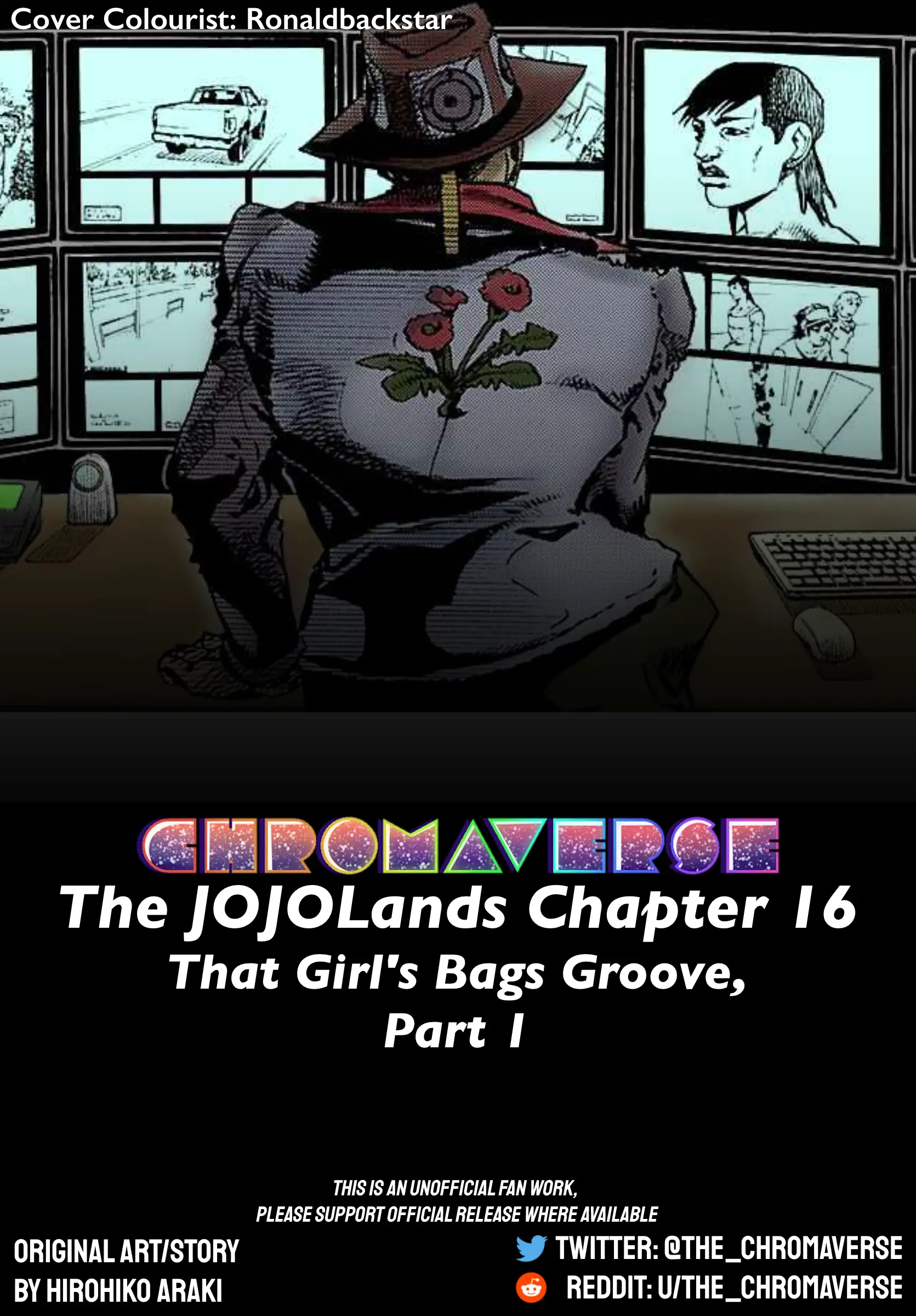 Jojo's Bizarre Adventure Part 9 - The Jojolands (Fan-Colored) - Chapter 16: That Girl's Bags Groove, Part 1