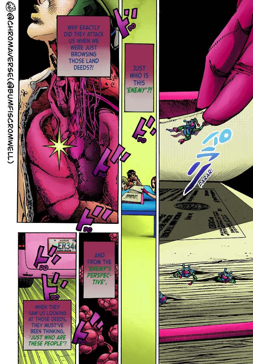 Jojo's Bizarre Adventure Part 9 - The Jojolands (Fan-Colored) - Chapter 16: That Girl's Bags Groove, Part 1