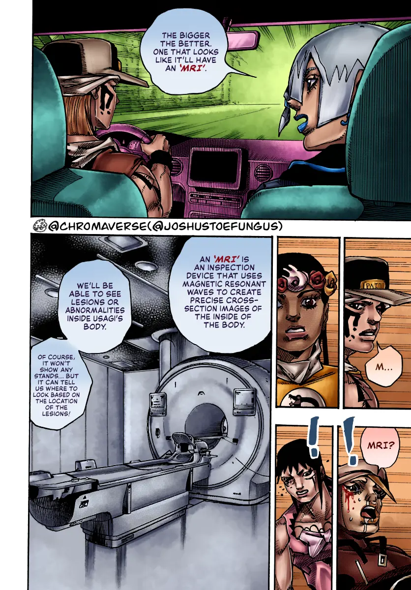 Jojo's Bizarre Adventure Part 9 - The Jojolands (Fan-Colored) - Chapter 16: That Girl's Bags Groove, Part 1