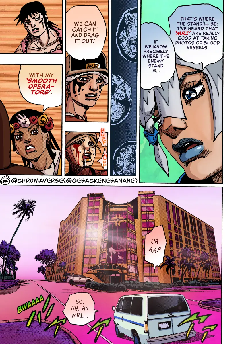 Jojo's Bizarre Adventure Part 9 - The Jojolands (Fan-Colored) - Chapter 16: That Girl's Bags Groove, Part 1