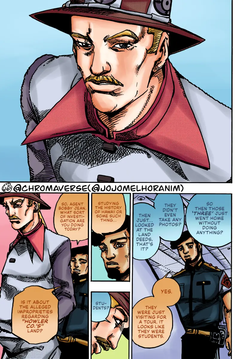 Jojo's Bizarre Adventure Part 9 - The Jojolands (Fan-Colored) - Chapter 16: That Girl's Bags Groove, Part 1