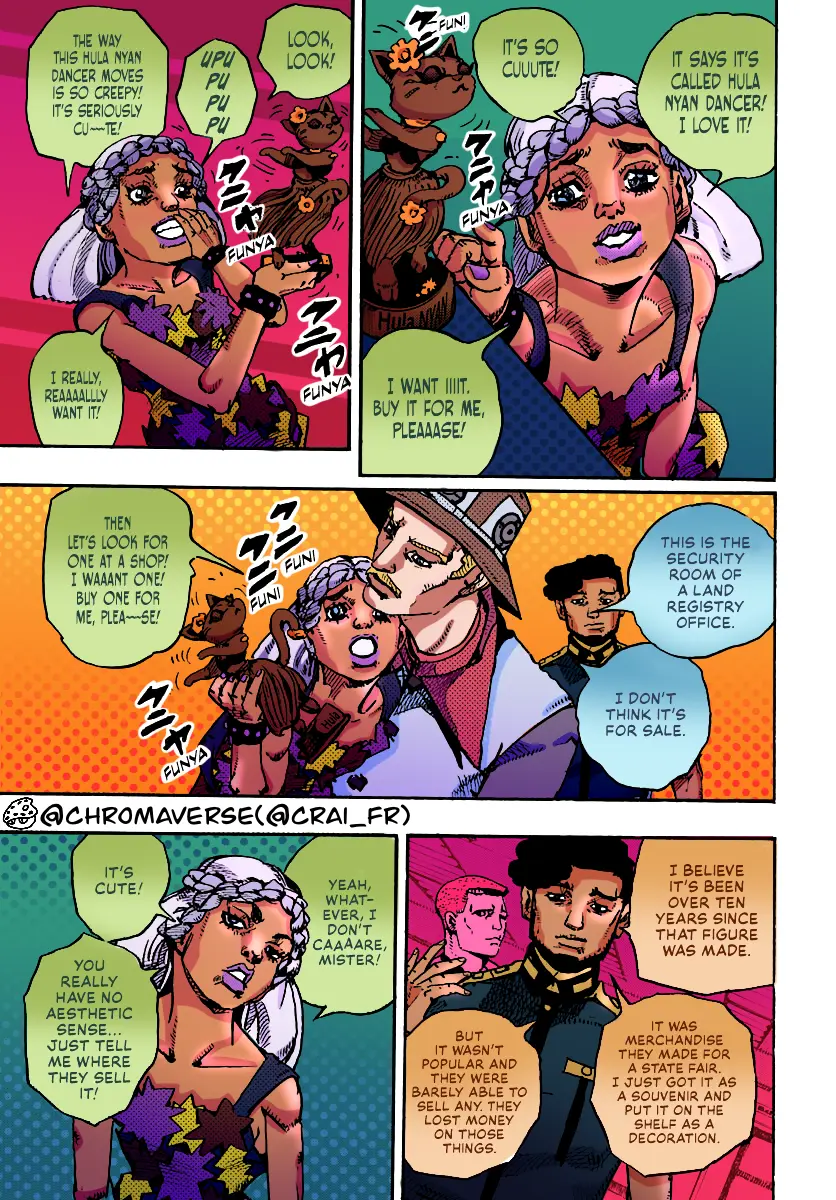 Jojo's Bizarre Adventure Part 9 - The Jojolands (Fan-Colored) - Chapter 16: That Girl's Bags Groove, Part 1