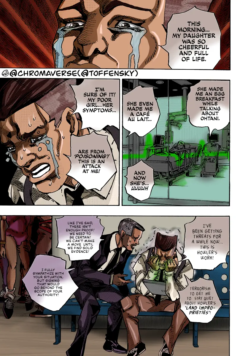 Jojo's Bizarre Adventure Part 9 - The Jojolands (Fan-Colored) - Chapter 16: That Girl's Bags Groove, Part 1