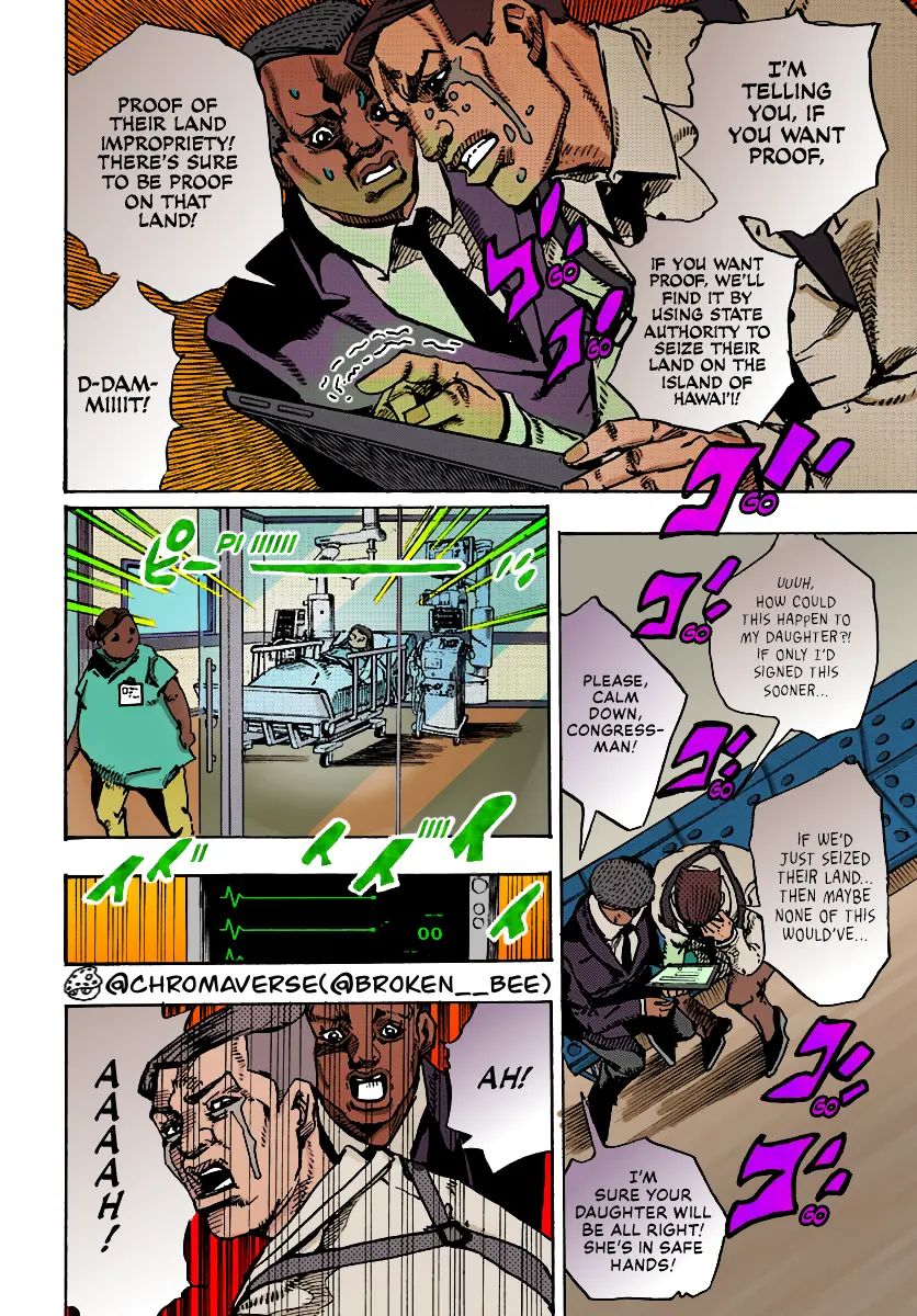 Jojo's Bizarre Adventure Part 9 - The Jojolands (Fan-Colored) - Chapter 16: That Girl's Bags Groove, Part 1