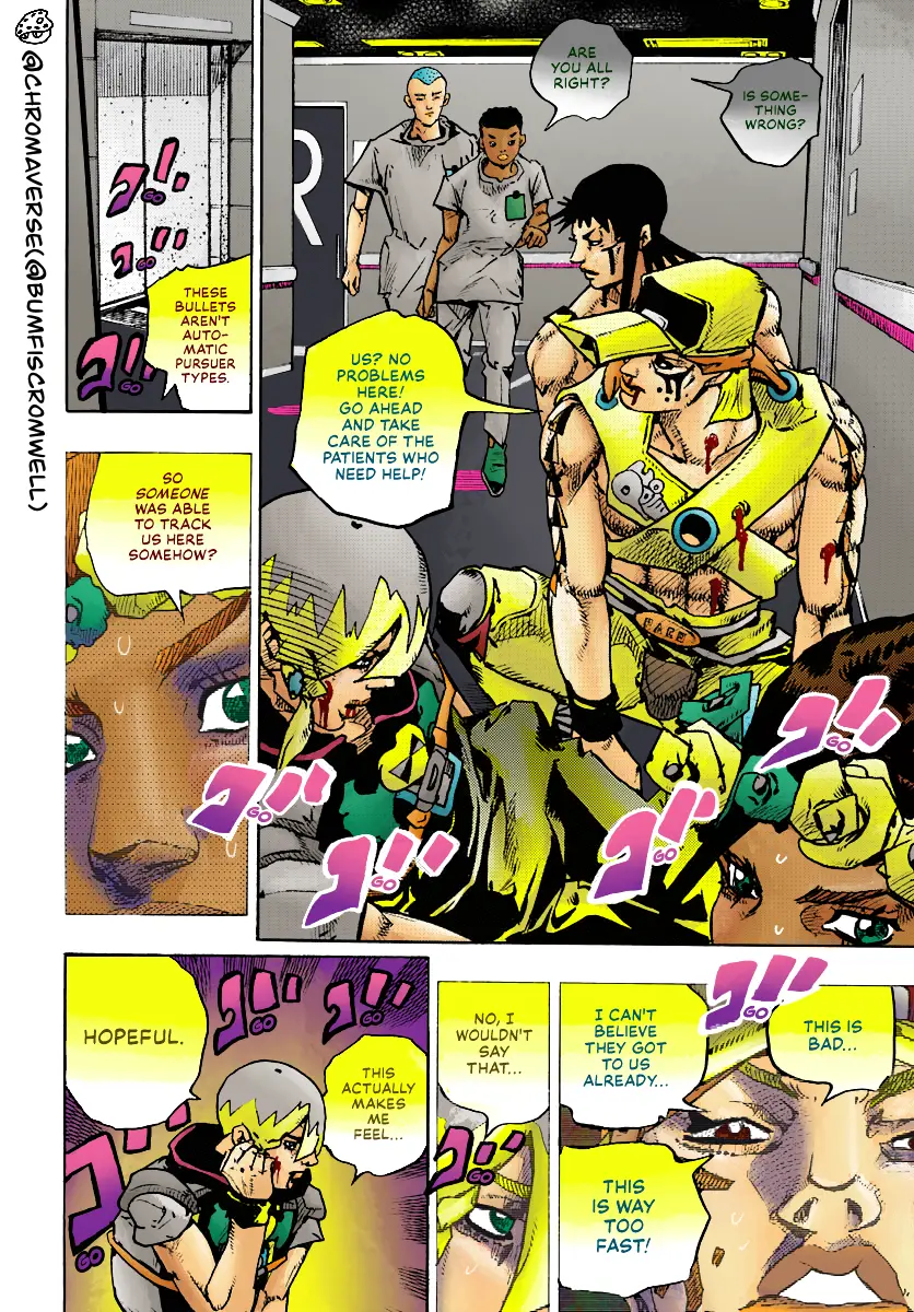 Jojo's Bizarre Adventure Part 9 - The Jojolands (Fan-Colored) - Chapter 18: That Girl's Bags Groove